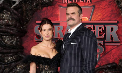 Актеры «Очень странных дел» Милли Бобби Браун и Дэвид Харбор опровергли слухи о домогательствах